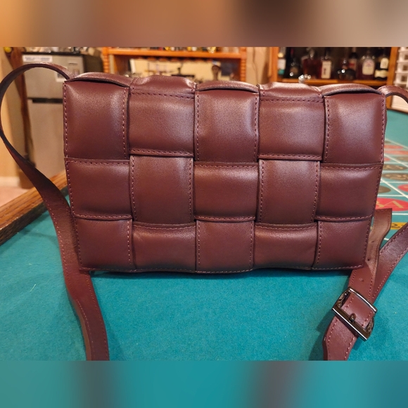 Vera Pelle Quilted Leather Crossbody Bag